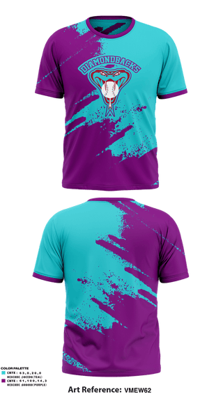 Short Sleeve Performance Shirt, Diamondbacks, Baseball, Teamtime, Team time, sublimation, custom sports apparel, team uniforms, spirit wear, spiritwear, sports uniforms, custom shirts, team store, custom team store, fundraiser sports, apparel fundraiser