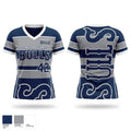Central coast Bulls Women's Short Sleeve V-neck Shirt - 1