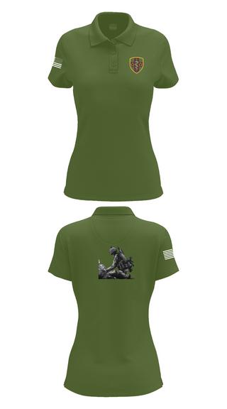 Womens Short Sleeve Performance Polo, 7455th MORU, , Teamtime, Team time, sublimation, custom sports apparel, team uniforms, spirit wear, spiritwear, sports uniforms, custom shirts, team store, custom team store, fundraiser sports, apparel fundraiser