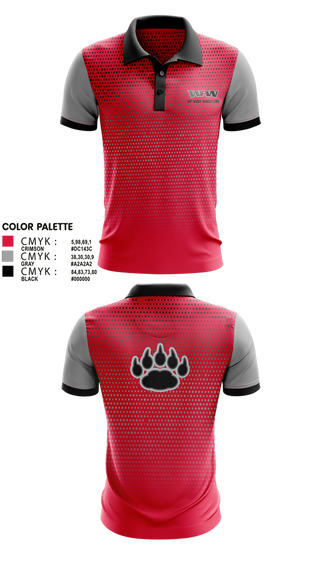 Short Sleeve Performance Polo, WF WEST WRESTLING, Wrestling, Teamtime, Team time, sublimation, custom sports apparel, team uniforms, spirit wear, spiritwear, sports uniforms, custom shirts, team store, custom team store, fundraiser sports, apparel fundraiser