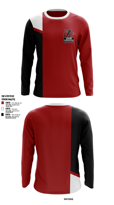 209Throwers 12868957 Long Sleeve Performance Shirt 5
