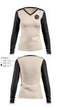 Loving Maids 65495541 Women's Long Sleeve V-neck Shirt - 21