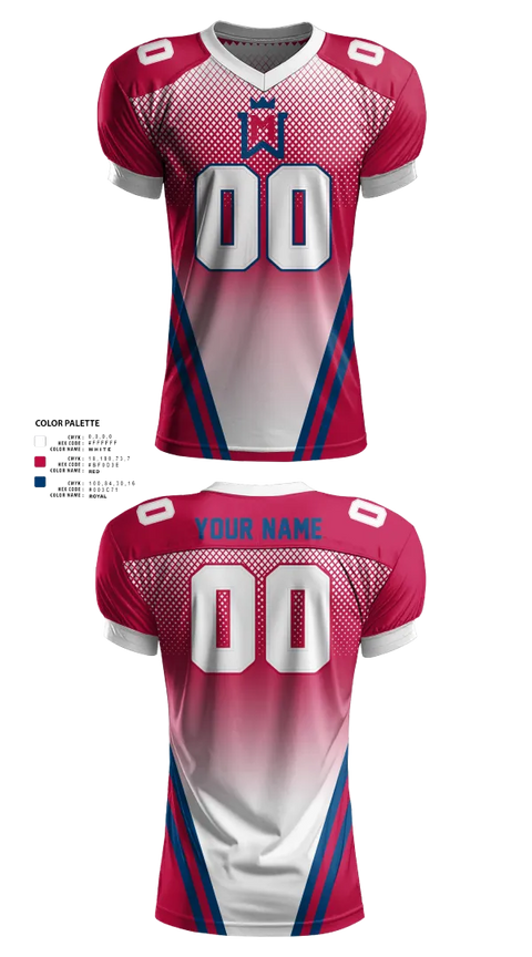 Football Jersey, Watertown-Mayer Football, , Teamtime, Team time, sublimation, custom sports apparel, team uniforms, spirit wear, spiritwear, sports uniforms, custom shirts, team store, custom team store, fundraiser sports, apparel fundraiser