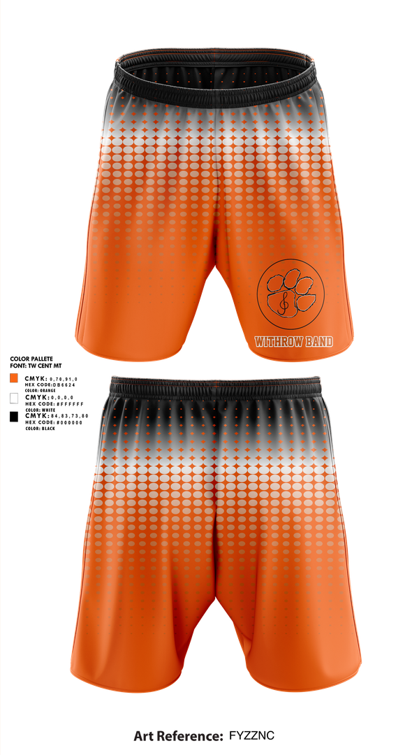 Athletic Shorts With Pockets, Withrow Band, Spirit Store, Teamtime, Team time, sublimation, custom sports apparel, team uniforms, spirit wear, spiritwear, sports uniforms, custom shirts, team store, custom team store, fundraiser sports, apparel fundraiser