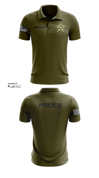 Short Sleeve Performance Polo, St. Joseph County Police Department, , Teamtime, Team time, sublimation, custom sports apparel, team uniforms, spirit wear, spiritwear, sports uniforms, custom shirts, team store, custom team store, fundraiser sports, apparel fundraiser