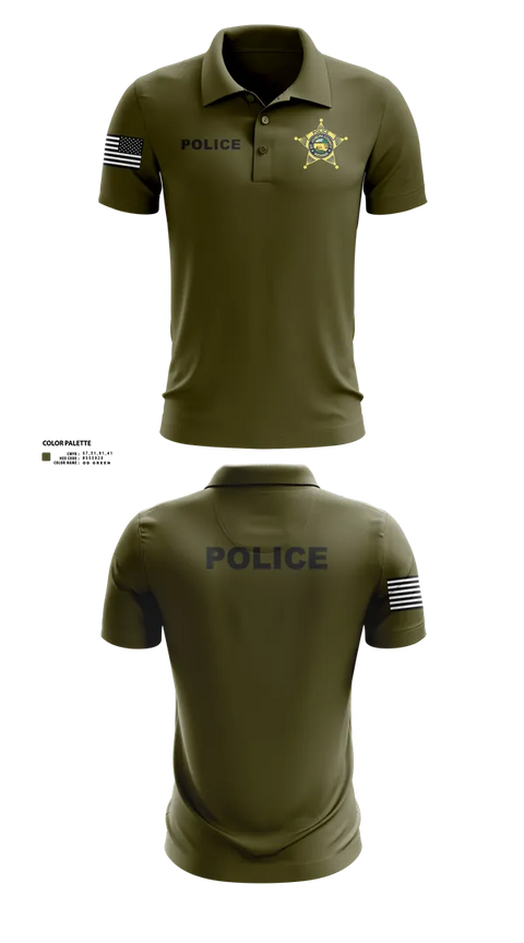 Short Sleeve Performance Polo, St. Joseph County Police Department, , Teamtime, Team time, sublimation, custom sports apparel, team uniforms, spirit wear, spiritwear, sports uniforms, custom shirts, team store, custom team store, fundraiser sports, apparel fundraiser
