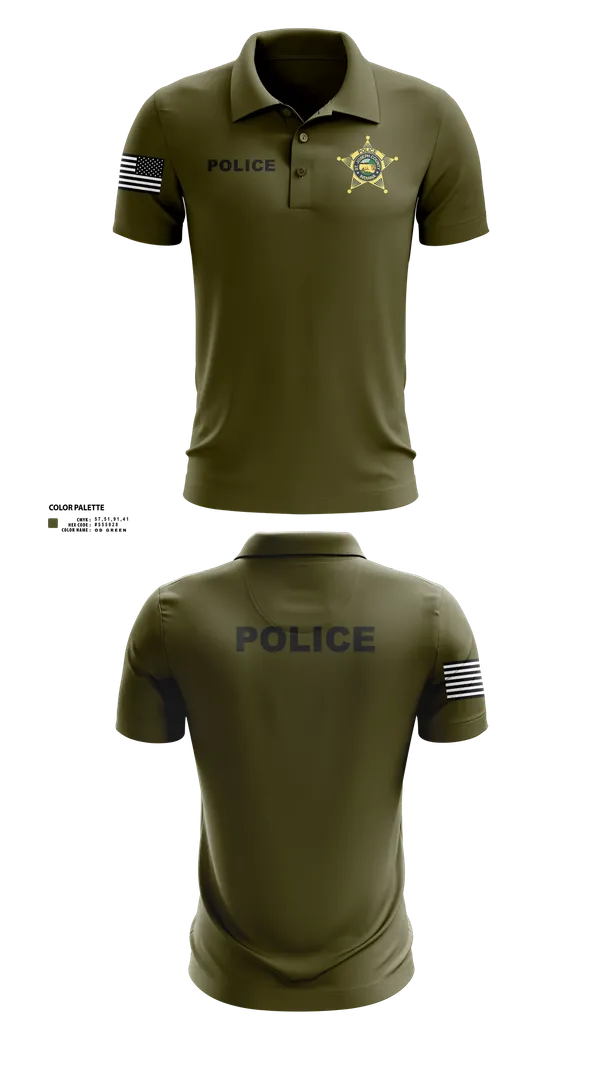 Short Sleeve Performance Polo, St. Joseph County Police Department, , Teamtime, Team time, sublimation, custom sports apparel, team uniforms, spirit wear, spiritwear, sports uniforms, custom shirts, team store, custom team store, fundraiser sports, apparel fundraiser