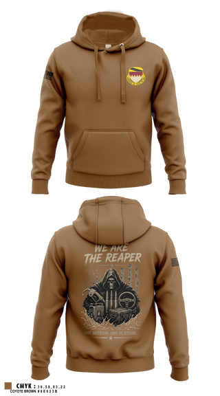 Hoodie, A Co, 115th BSB, 1CD, Army, Teamtime, Team time, sublimation, custom sports apparel, team uniforms, spirit wear, spiritwear, sports uniforms, custom shirts, team store, custom team store, fundraiser sports, apparel fundraiser