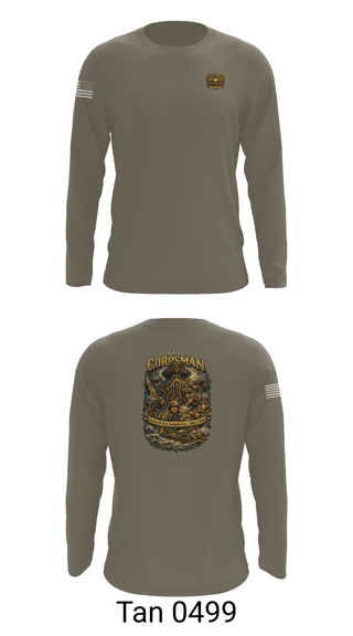 Long Sleeve Performance Shirt, North County 128th HM Ball, Navy, Teamtime, Team time, sublimation, custom sports apparel, team uniforms, spirit wear, spiritwear, sports uniforms, custom shirts, team store, custom team store, fundraiser sports, apparel fundraiser