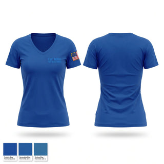 Womens Short Sleeve Vneck Shirt, East Bethel Fire Department, Fire Department, Teamtime, Team time, sublimation, custom sports apparel, team uniforms, spirit wear, spiritwear, sports uniforms, custom shirts, team store, custom team store, fundraiser sports, apparel fundraiser