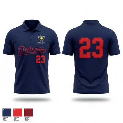 Destroyers 90779464 Short Sleeve Performance Polo - 1