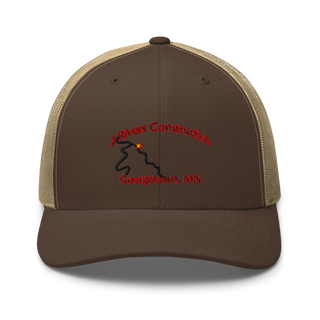 2 Rivers Construction 23011625 Retro Trucker Hat | Yupoong 6606