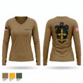 CMWDD-E 78082648 Women's Long Sleeve V-neck Shirt - 2