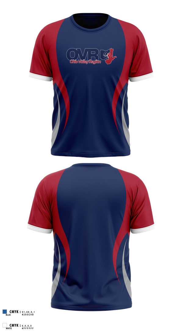 Short Sleeve Performance Shirt, Ohio Valley Region Volleyball, Women's Volleyball, Teamtime, Team time, sublimation, custom sports apparel, team uniforms, spirit wear, spiritwear, sports uniforms, custom shirts, team store, custom team store, fundraiser sports, apparel fundraiser