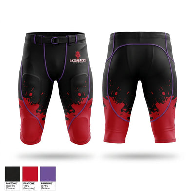 Wakulla County Youth Football & Cheerleading Association Inc. 37407424 Integrated Football Pants - 1