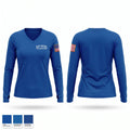 East Bethel Fire Department Women's Long Sleeve V-neck Shirt - 1
