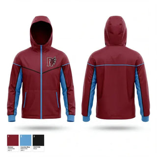 Windbreaker, Raleigh Blackhawks, Baseball, Teamtime, Team time, sublimation, custom sports apparel, team uniforms, spirit wear, spiritwear, sports uniforms, custom shirts, team store, custom team store, fundraiser sports, apparel fundraiser