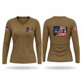 NCHB4 Women's Long Sleeve V-neck Shirt - 1