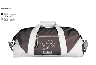 Duffle Bag, Raleigh, Women's Basketball, Teamtime, Team time, sublimation, custom sports apparel, team uniforms, spirit wear, spiritwear, sports uniforms, custom shirts, team store, custom team store, fundraiser sports, apparel fundraiser