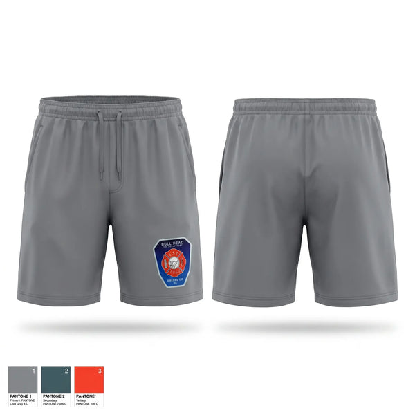 Athletic Shorts With Pockets, Bull Head, Fire Department, Teamtime, Team time, sublimation, custom sports apparel, team uniforms, spirit wear, spiritwear, sports uniforms, custom shirts, team store, custom team store, fundraiser sports, apparel fundraiser