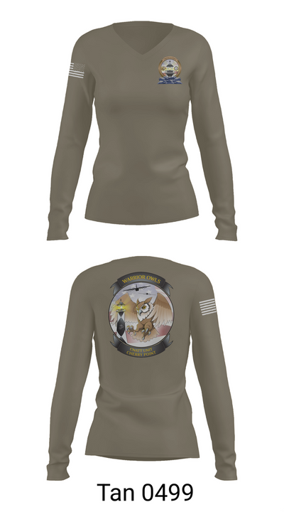 CNATT Cherry Point 96296564 Women's Long Sleeve V-neck Shirt - 73