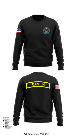 Crew Neck Sweatshirt, Phoenix Raven Instrutor, , Teamtime, Team time, sublimation, custom sports apparel, team uniforms, spirit wear, spiritwear, sports uniforms, custom shirts, team store, custom team store, fundraiser sports, apparel fundraiser