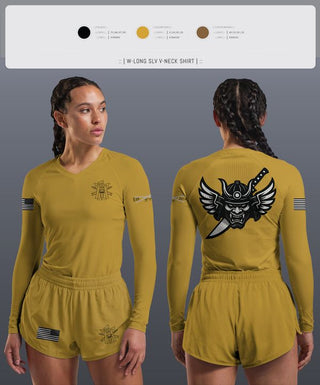 Womens Long Sleeve Vneck Shirt, FSC 1-1 SFG(A), , Teamtime, Team time, sublimation, custom sports apparel, team uniforms, spirit wear, spiritwear, sports uniforms, custom shirts, team store, custom team store, fundraiser sports, apparel fundraiser