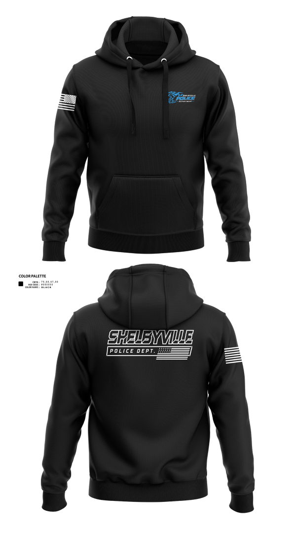 Hoodie, Shelbyville Police Department (KY), Police, Teamtime, Team time, sublimation, custom sports apparel, team uniforms, spirit wear, spiritwear, sports uniforms, custom shirts, team store, custom team store, fundraiser sports, apparel fundraiser
