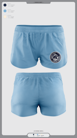 Womens Shorts, North Port Jr Bobcats, , Teamtime, Team time, sublimation, custom sports apparel, team uniforms, spirit wear, spiritwear, sports uniforms, custom shirts, team store, custom team store, fundraiser sports, apparel fundraiser