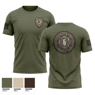 Short Sleeve Performance Shirt, Fort Peck Tribal Fish & Game, Space Force, Teamtime, Team time, sublimation, custom sports apparel, team uniforms, spirit wear, spiritwear, sports uniforms, custom shirts, team store, custom team store, fundraiser sports, apparel fundraiser