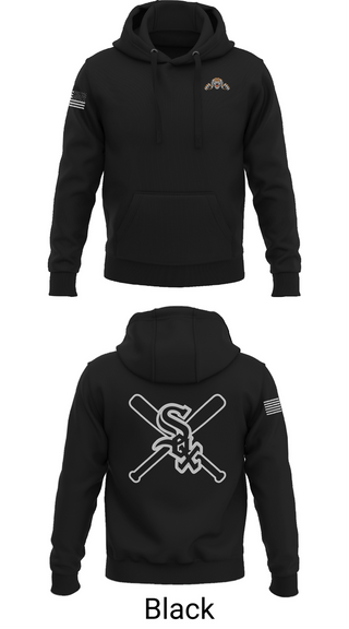 Hoodie, Bessemer White Sox, Baseball, Teamtime, Team time, sublimation, custom sports apparel, team uniforms, spirit wear, spiritwear, sports uniforms, custom shirts, team store, custom team store, fundraiser sports, apparel fundraiser