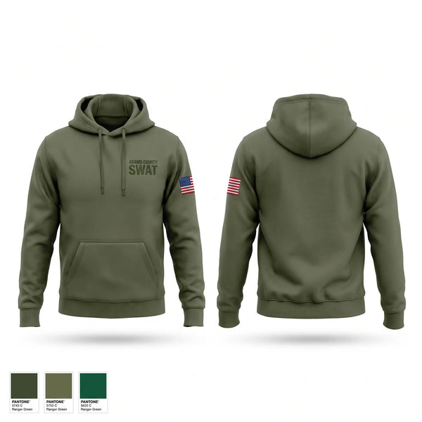 Hoodie, Adams County SWAT, Police, Teamtime, Team time, sublimation, custom sports apparel, team uniforms, spirit wear, spiritwear, sports uniforms, custom shirts, team store, custom team store, fundraiser sports, apparel fundraiser