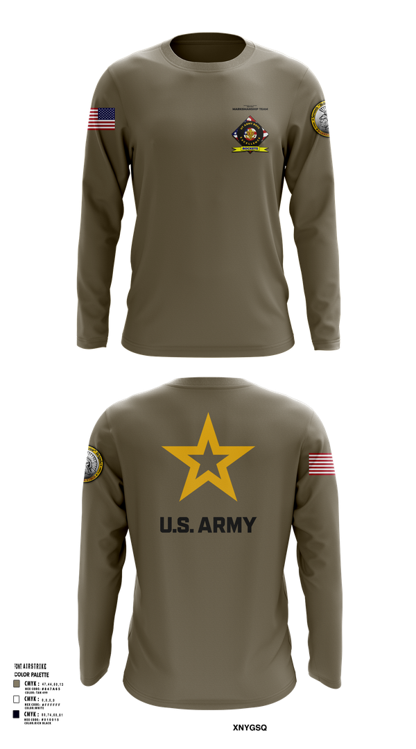 Long Sleeve Performance Shirt, University of Toledo Army Marksmanship Unit, Army, Teamtime, Team time, sublimation, custom sports apparel, team uniforms, spirit wear, spiritwear, sports uniforms, custom shirts, team store, custom team store, fundraiser sports, apparel fundraiser