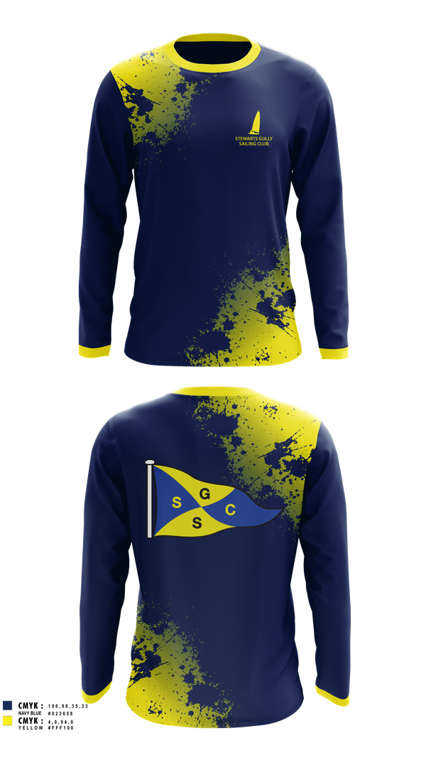 Long Sleeve Performance Shirt, Stewarts Gully Sailing Club, Spirit Store, Teamtime, Team time, sublimation, custom sports apparel, team uniforms, spirit wear, spiritwear, sports uniforms, custom shirts, team store, custom team store, fundraiser sports, apparel fundraiser