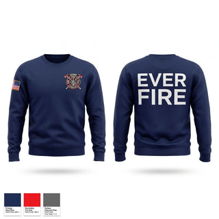 Crew Neck Sweatshirt, Revere Fire Department, Fire Department, Teamtime, Team time, sublimation, custom sports apparel, team uniforms, spirit wear, spiritwear, sports uniforms, custom shirts, team store, custom team store, fundraiser sports, apparel fundraiser