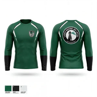 Long Sleeve Rash Guard Shirt, Lighthouse Jiu-Jitsu Academy, , Teamtime, Team time, sublimation, custom sports apparel, team uniforms, spirit wear, spiritwear, sports uniforms, custom shirts, team store, custom team store, fundraiser sports, apparel fundraiser