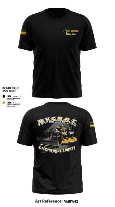 NY State DOT 49877366 Short Sleeve Performance Shirt - 100