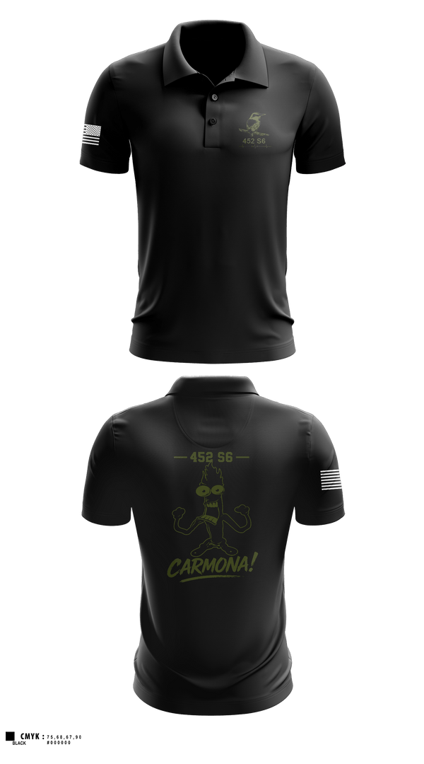 Short Sleeve Performance Polo, 452 MED DET, Army, Teamtime, Team time, sublimation, custom sports apparel, team uniforms, spirit wear, spiritwear, sports uniforms, custom shirts, team store, custom team store, fundraiser sports, apparel fundraiser