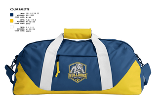 Duffle Bag, Bladenboro Bulldogs, Women's Soccer, Teamtime, Team time, sublimation, custom sports apparel, team uniforms, spirit wear, spiritwear, sports uniforms, custom shirts, team store, custom team store, fundraiser sports, apparel fundraiser