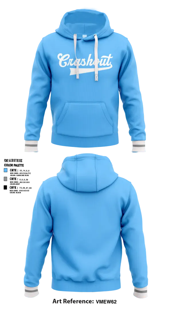 Hoodie, Crashout Baseball, Baseball, Teamtime, Team time, sublimation, custom sports apparel, team uniforms, spirit wear, spiritwear, sports uniforms, custom shirts, team store, custom team store, fundraiser sports, apparel fundraiser
