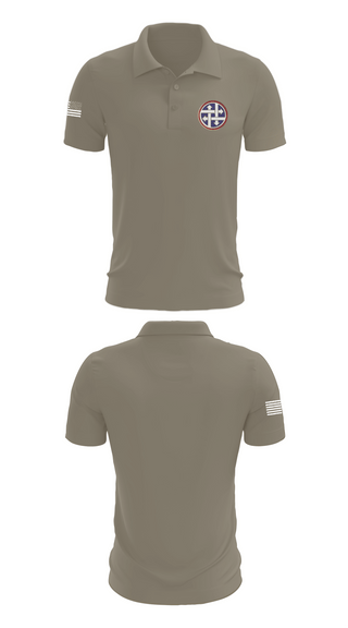 Short Sleeve Performance Polo, 900TH Quartermaster Company, Army, Teamtime, Team time, sublimation, custom sports apparel, team uniforms, spirit wear, spiritwear, sports uniforms, custom shirts, team store, custom team store, fundraiser sports, apparel fundraiser