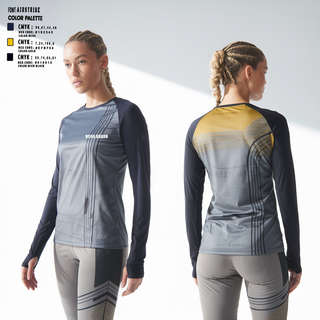 Womens Long Sleeve Vneck Shirt, DCHS guard, Spirit Store, Teamtime, Team time, sublimation, custom sports apparel, team uniforms, spirit wear, spiritwear, sports uniforms, custom shirts, team store, custom team store, fundraiser sports, apparel fundraiser