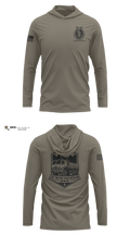 118th Military Police Battalion 20415597 Long Sleeve Performance Shirt with hood - 3