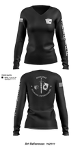 ACE  Women's Long Sleeve V-neck Shirt - 5