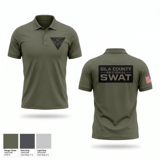 Short Sleeve Performance Polo, Gila County Regional SWAT, Police, Teamtime, Team time, sublimation, custom sports apparel, team uniforms, spirit wear, spiritwear, sports uniforms, custom shirts, team store, custom team store, fundraiser sports, apparel fundraiser
