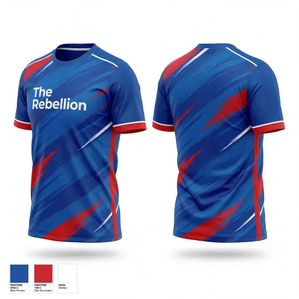 Old School Cotton Feel Shirt, The Rebellion, Men's Soccer, Teamtime, Team time, sublimation, custom sports apparel, team uniforms, spirit wear, spiritwear, sports uniforms, custom shirts, team store, custom team store, fundraiser sports, apparel fundraiser