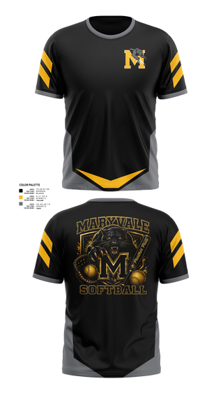 Short Sleeve Performance Shirt, Maryvale, Softball, Teamtime, Team time, sublimation, custom sports apparel, team uniforms, spirit wear, spiritwear, sports uniforms, custom shirts, team store, custom team store, fundraiser sports, apparel fundraiser