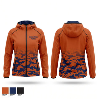Windbreaker, Clayton Valley Flames, Softball, Teamtime, Team time, sublimation, custom sports apparel, team uniforms, spirit wear, spiritwear, sports uniforms, custom shirts, team store, custom team store, fundraiser sports, apparel fundraiser