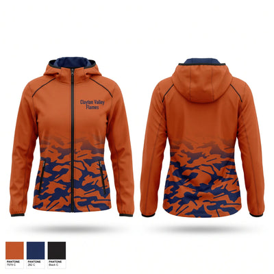 Clayton Valley Flames Windbreaker - 1