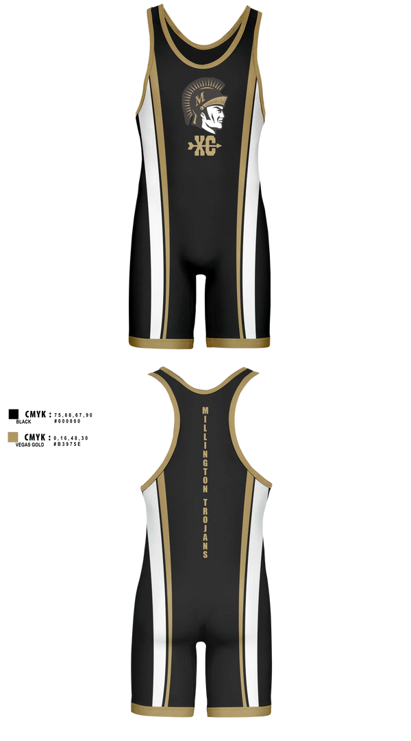 Mens Track Singlet, Millington Central High School Cross Country, Cross Country, Teamtime, Team time, sublimation, custom sports apparel, team uniforms, spirit wear, spiritwear, sports uniforms, custom shirts, team store, custom team store, fundraiser sports, apparel fundraiser